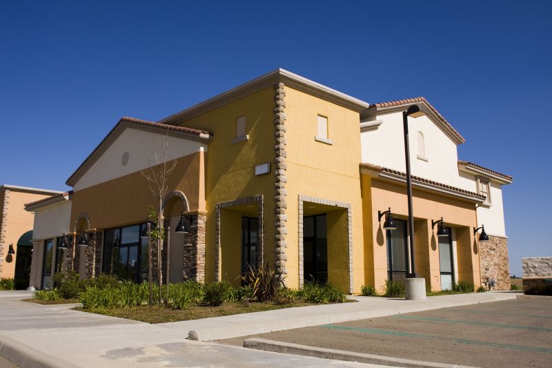 Stucco Application on Commercial Buildings